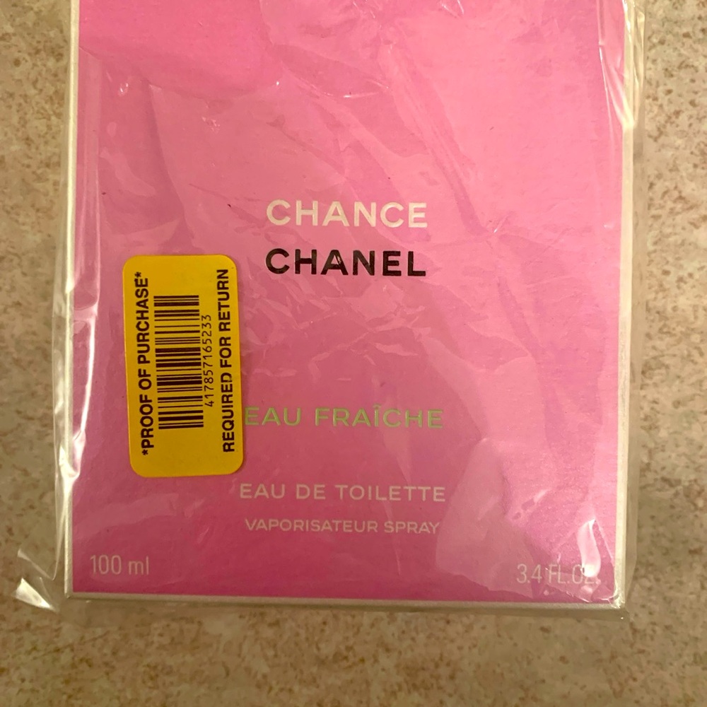 Chanel Chance Eau Fraiche EDT Eau de Toilette Spray 3.4 Oz 100 Ml (Brand new)
